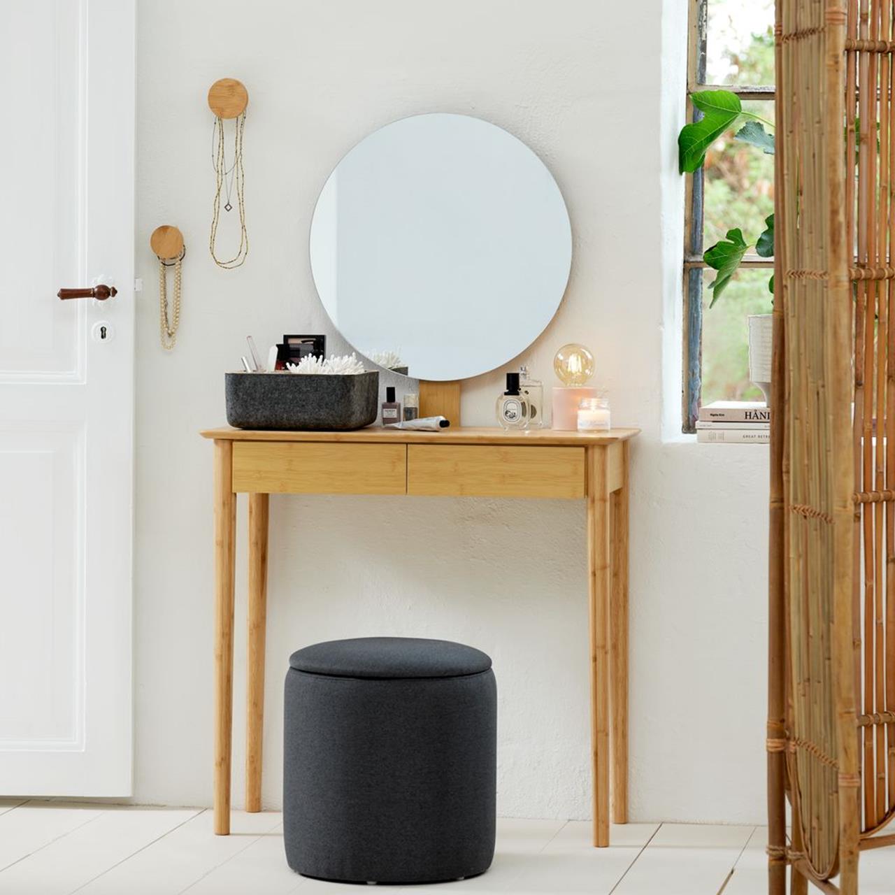 Табуретка GISLEV ø36 сива боја1 Табуретка GISLEV ø36 сива боја1