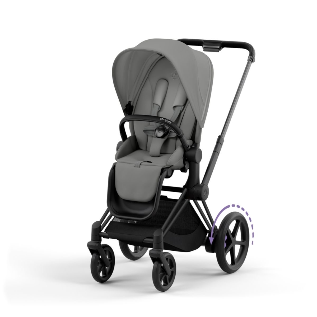 Cybex e-Priam 4 kinderwagen Kollektion 2023 - Cybex e-Priam 4 Kombikinderwagen Kollektion 2023 mirage grey matt black Cybex e-Priam 4 kinderwagen Kollektion 2023 - Cybex e-Priam 4 Kombikinderwagen Kollektion 2023 mirage grey matt black
